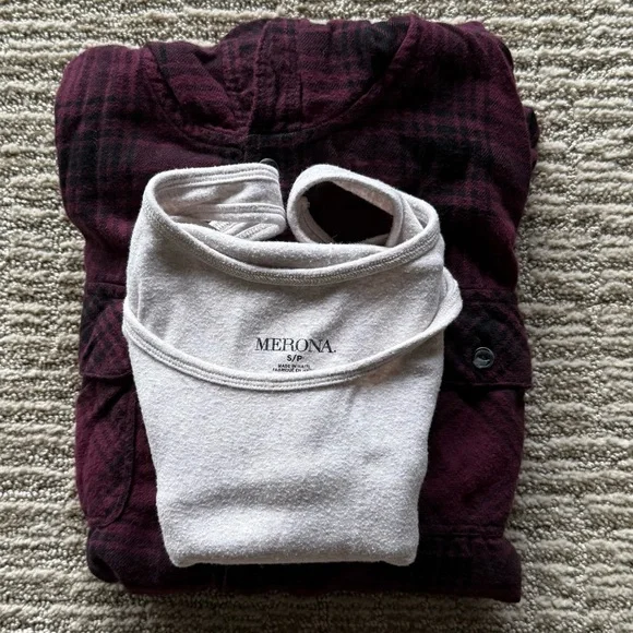 Like New TNA Aritzia Boyfriend Flannel Hoodie Small - Picture 2 of 11